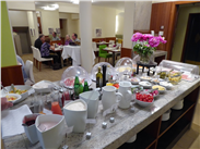 Domesticity now- a mouthwatering choice on the breakfast buffet at our hotel, the das Tigra.